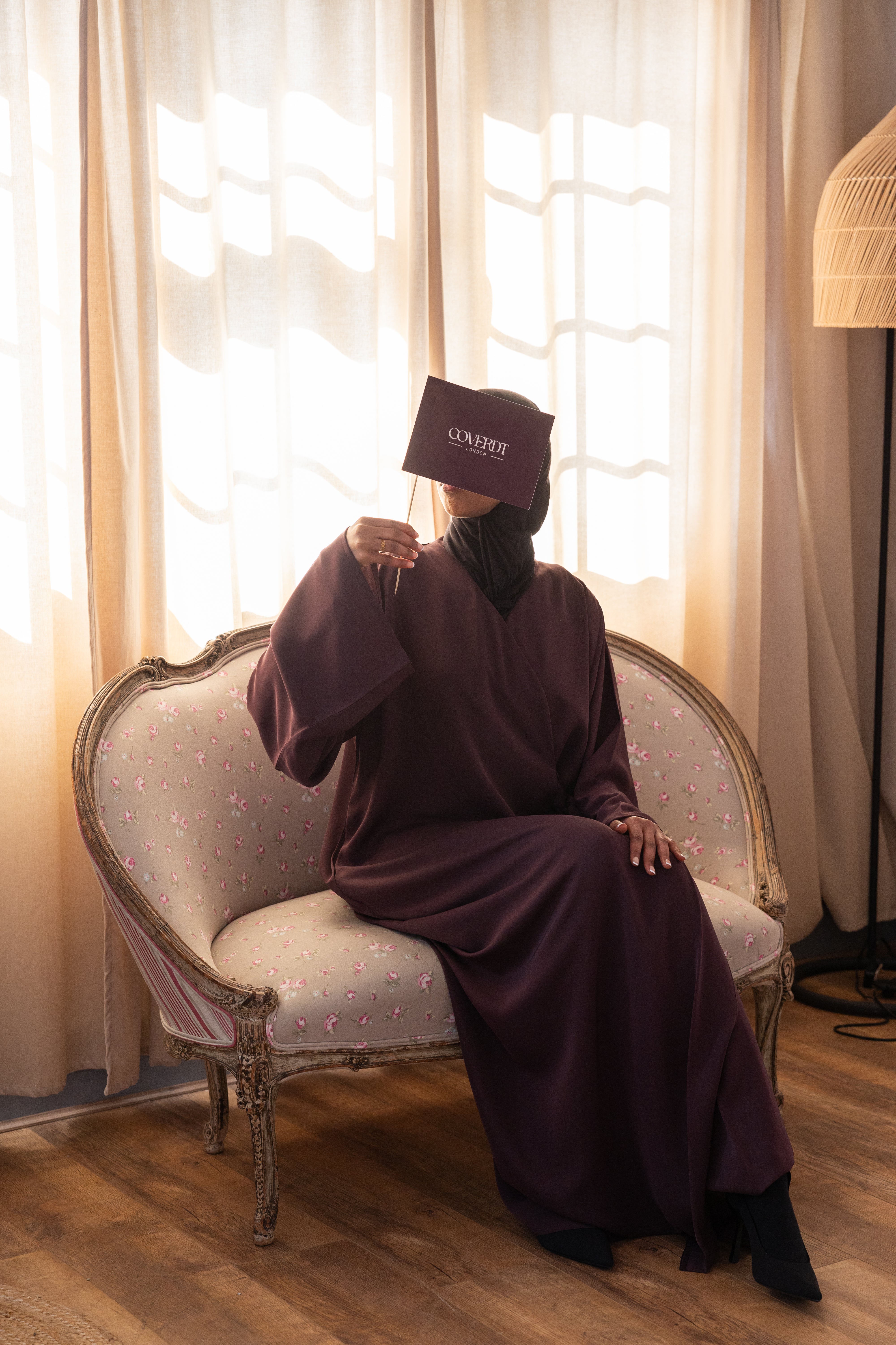 Abaya portefeuille - Marron