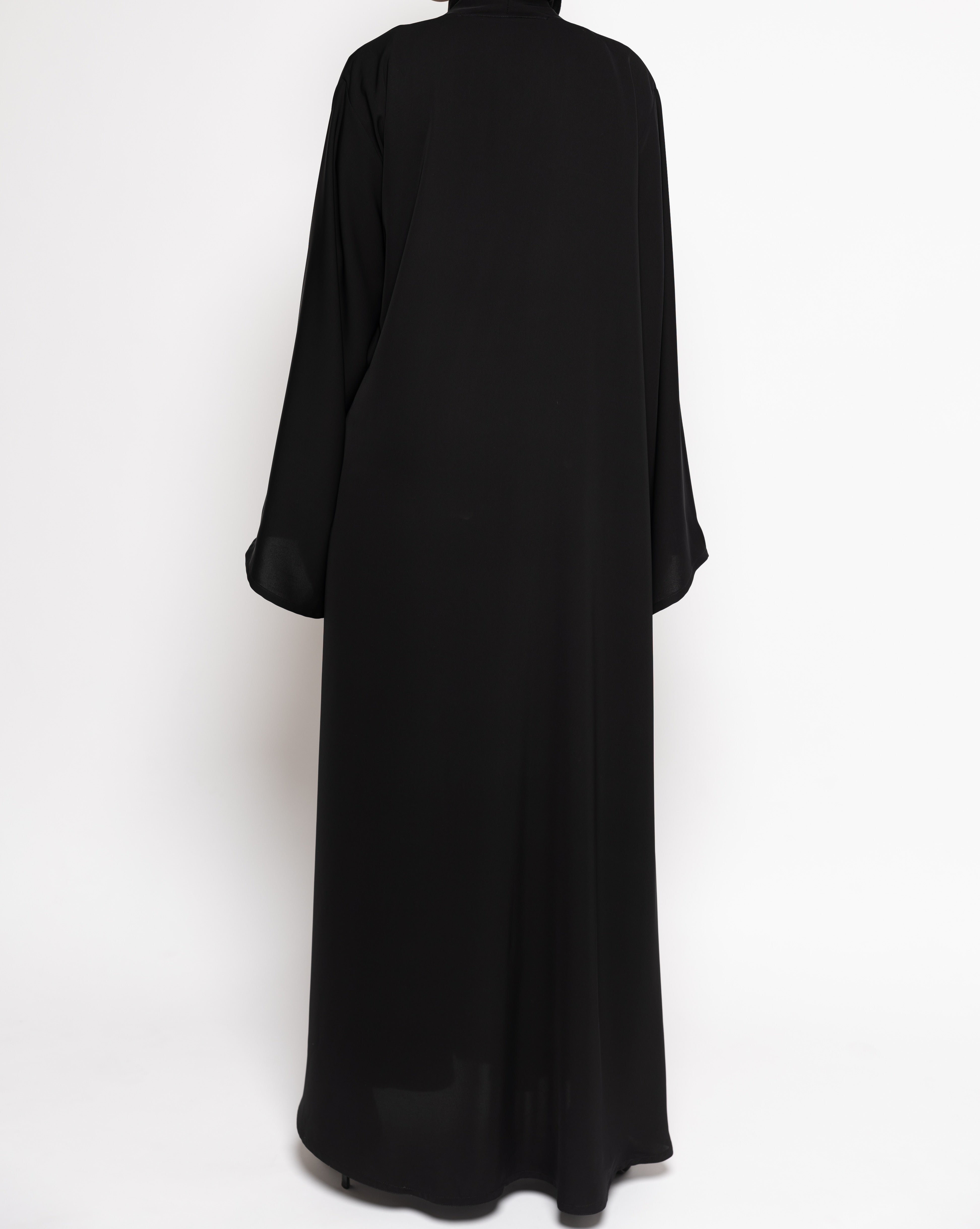Wrap Abaya - Black