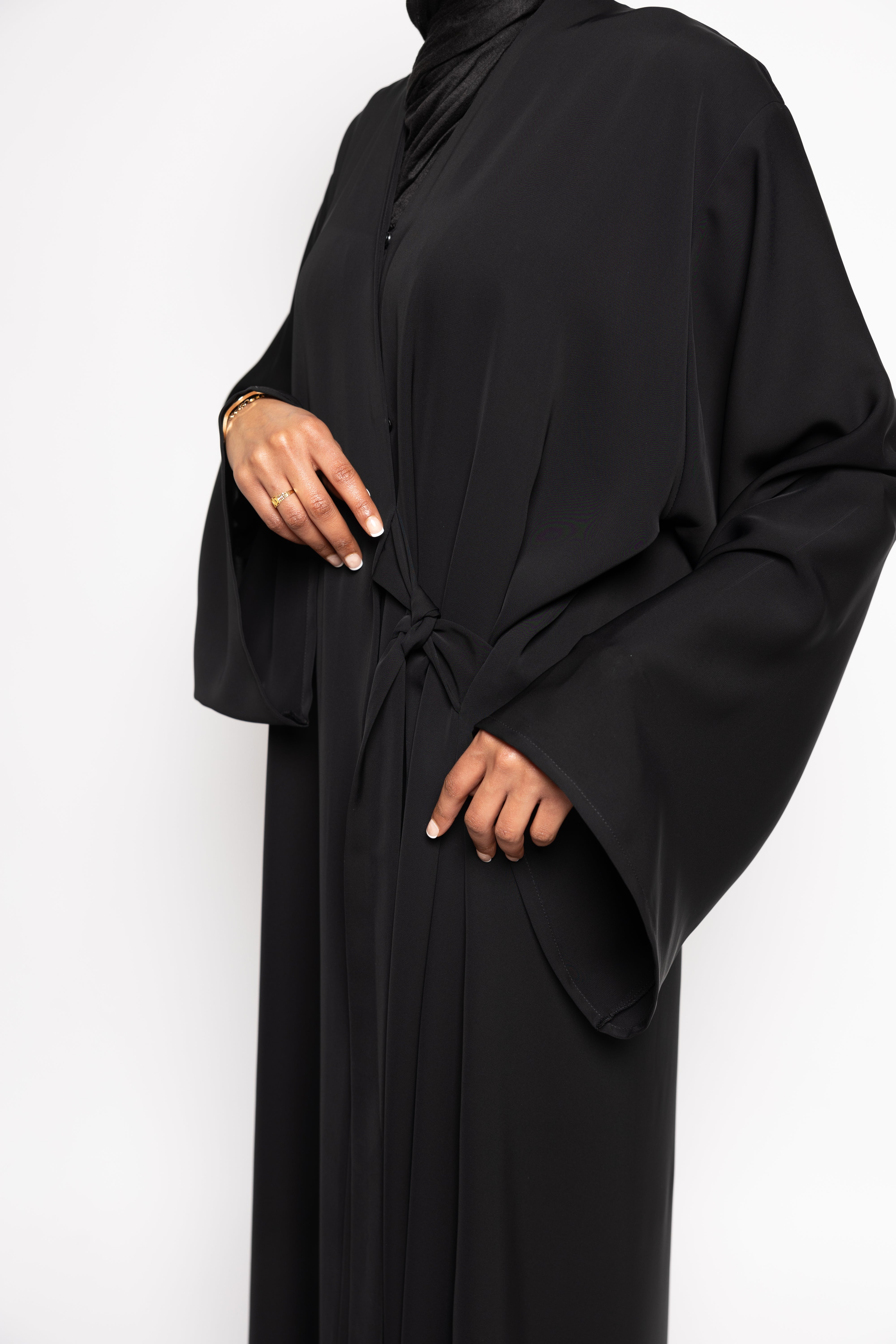 Wrap Abaya - Black