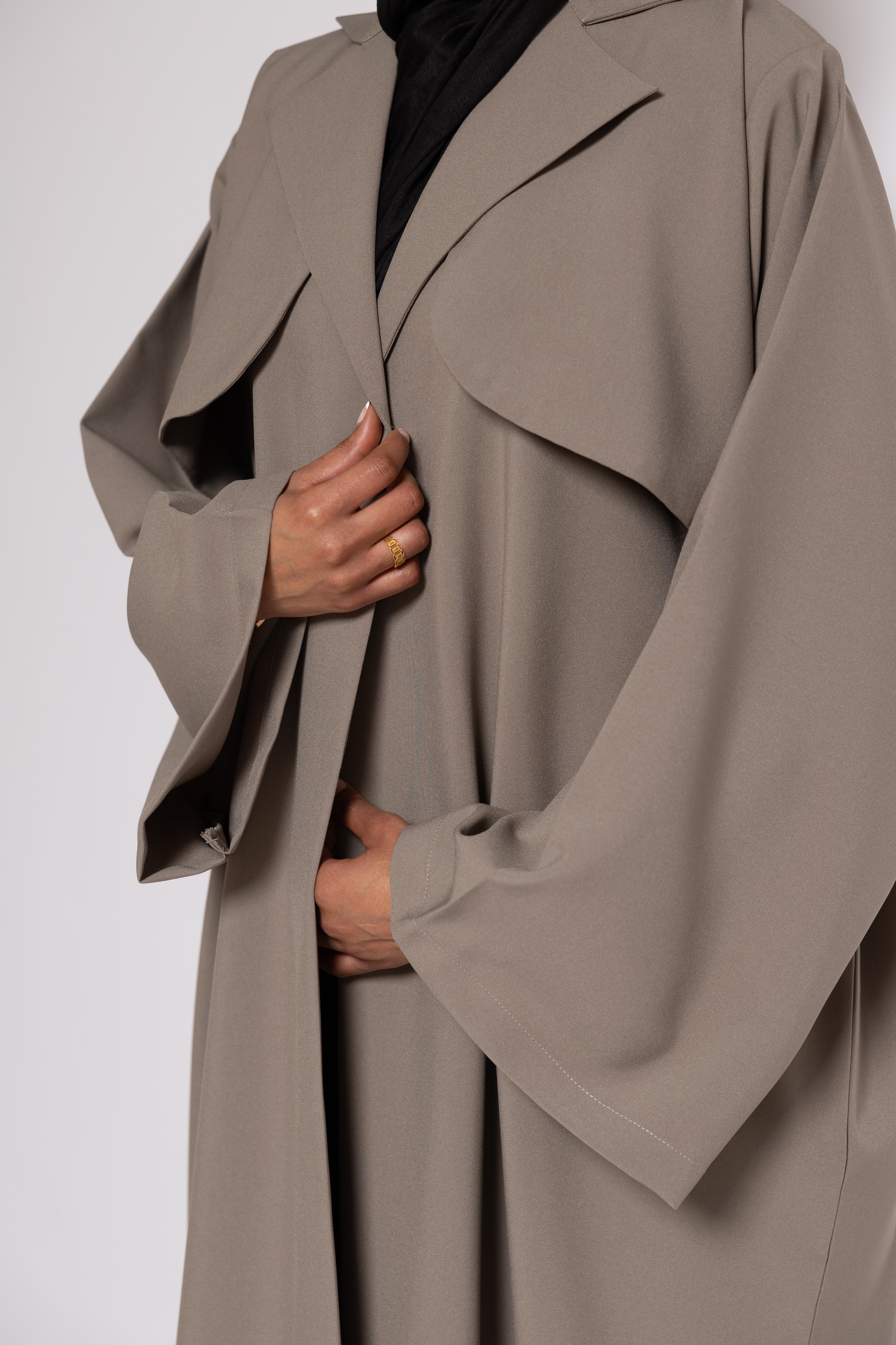 Trench Abaya - Grège