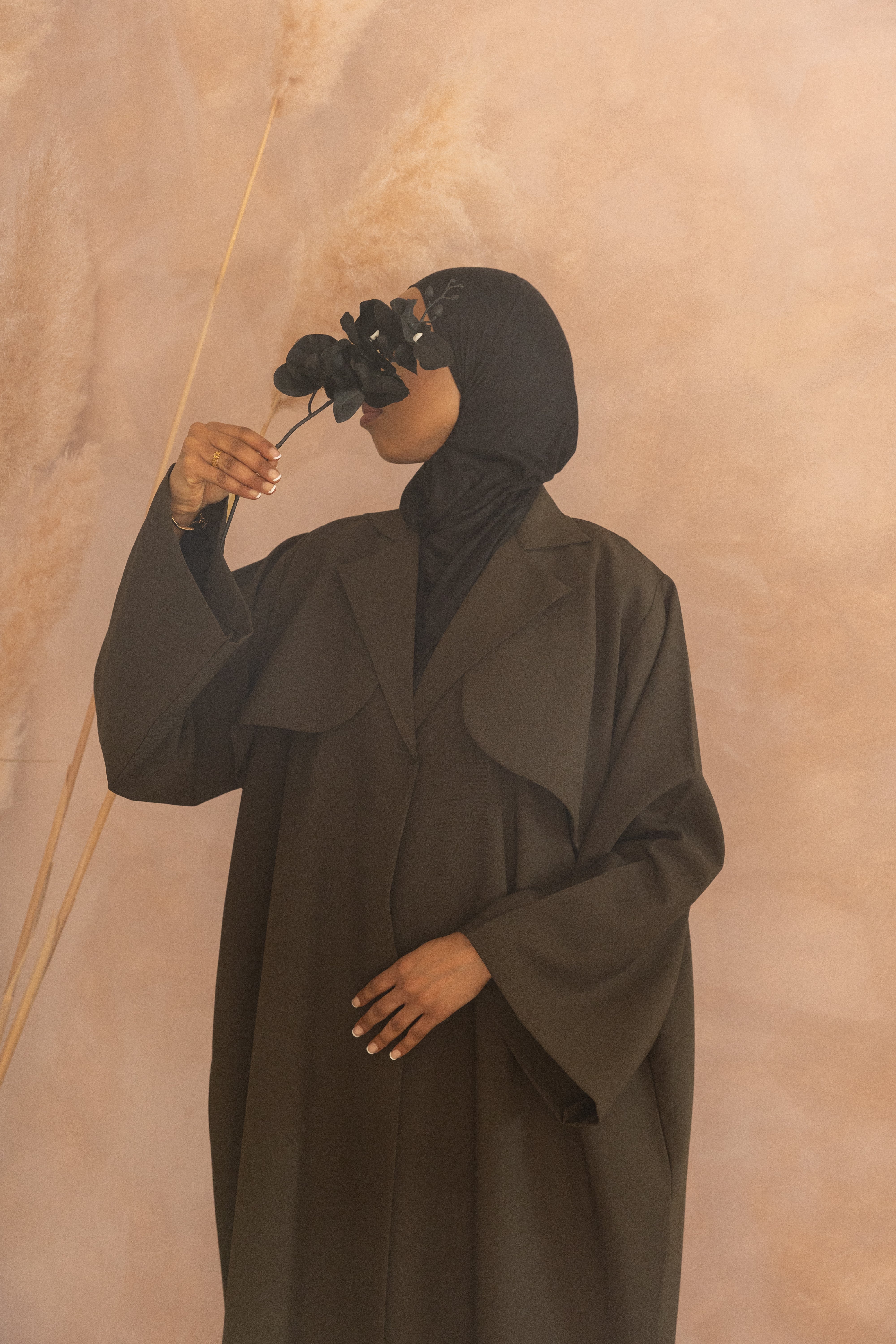 Trench Abaya - Khaki