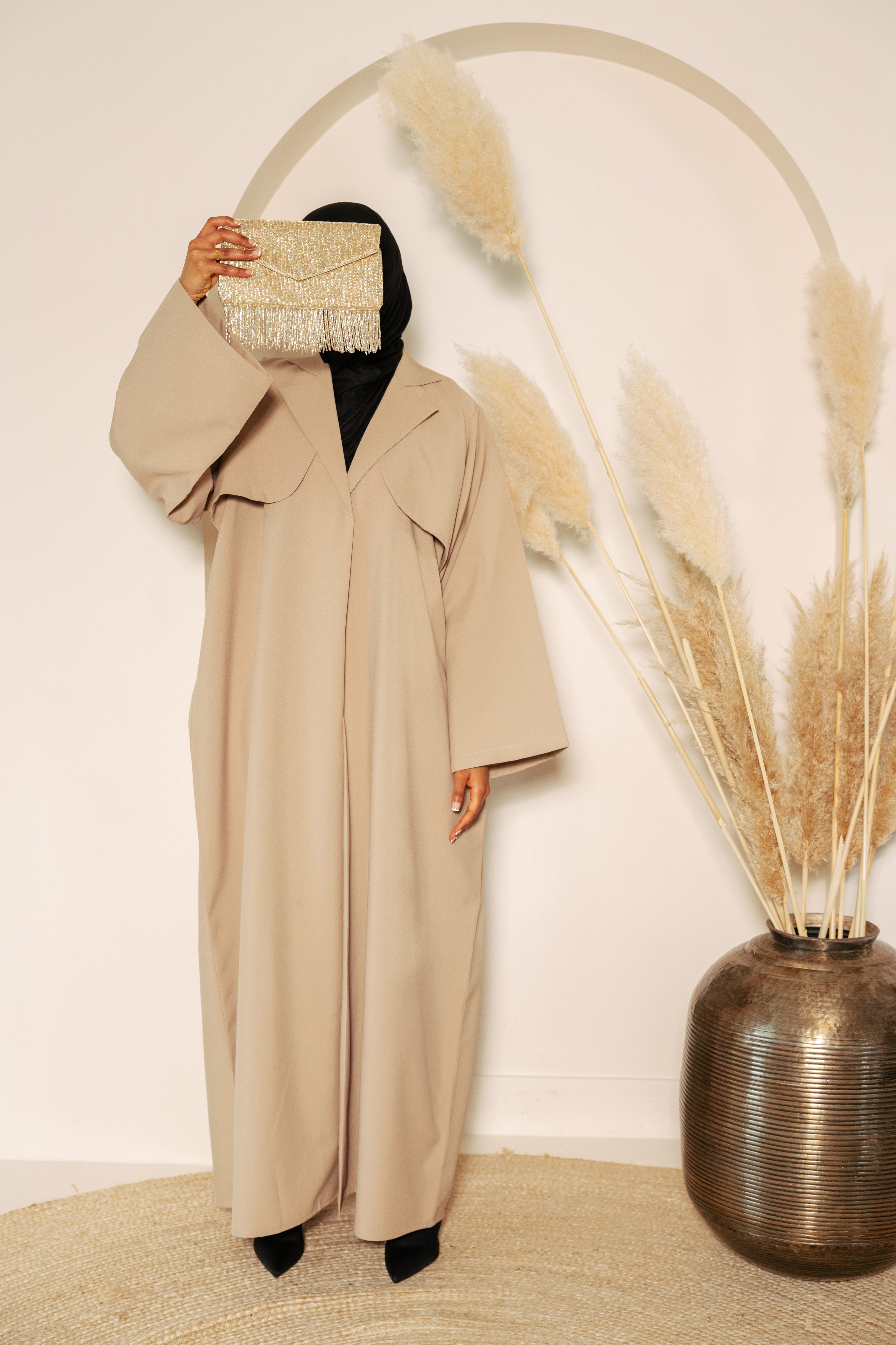 Trench Abaya - Crème