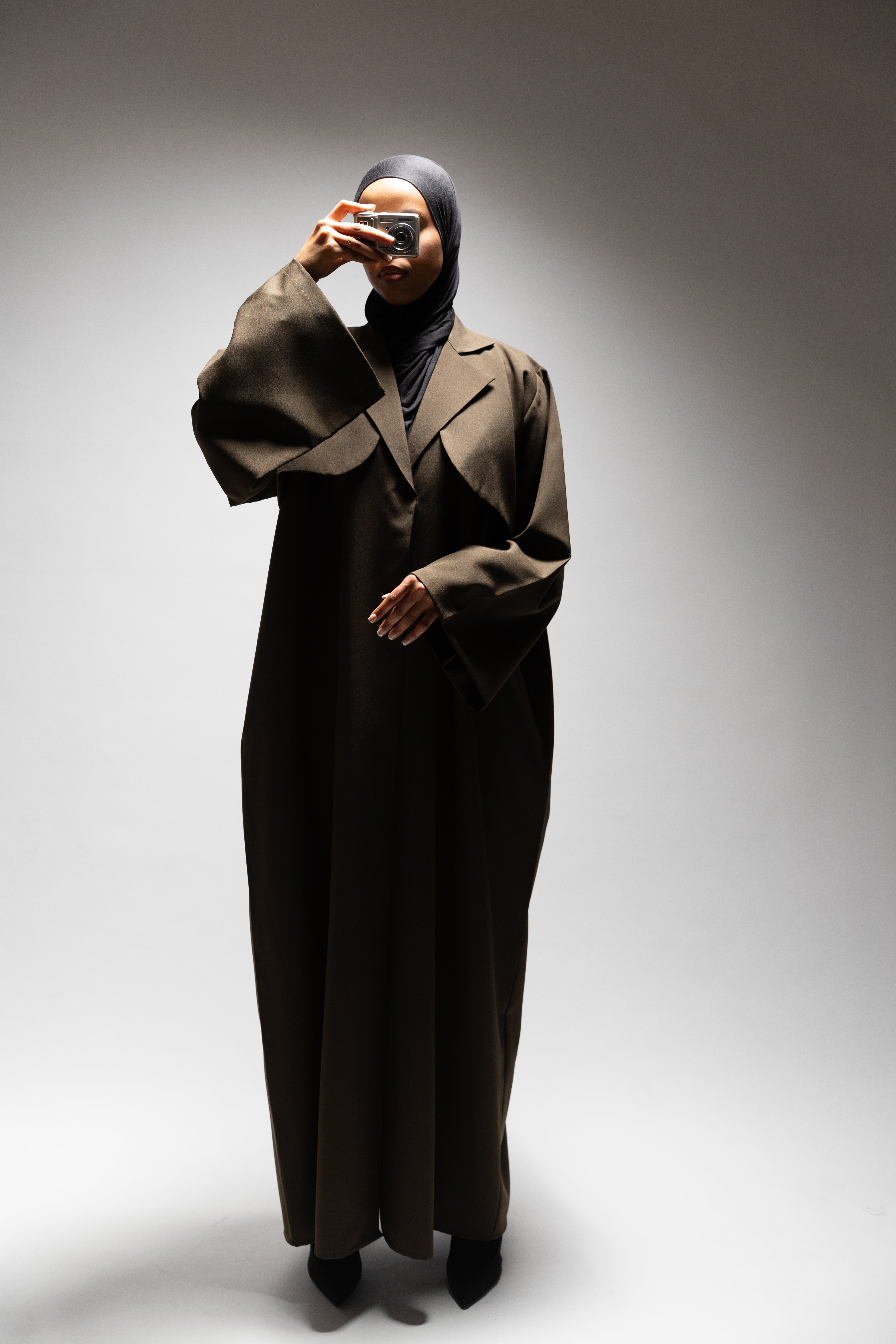 Trench Abaya - Khaki