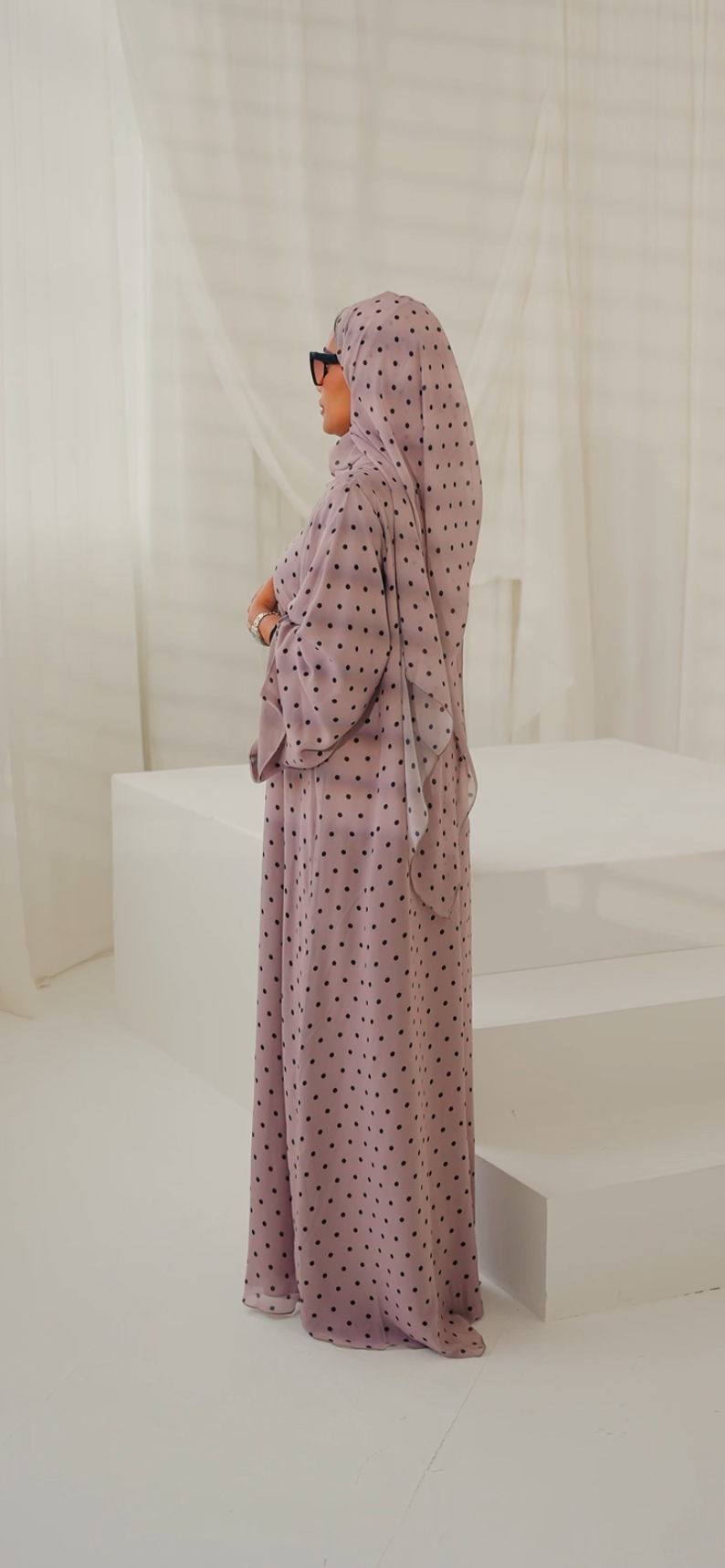 Polka Dot - Ash Lilac