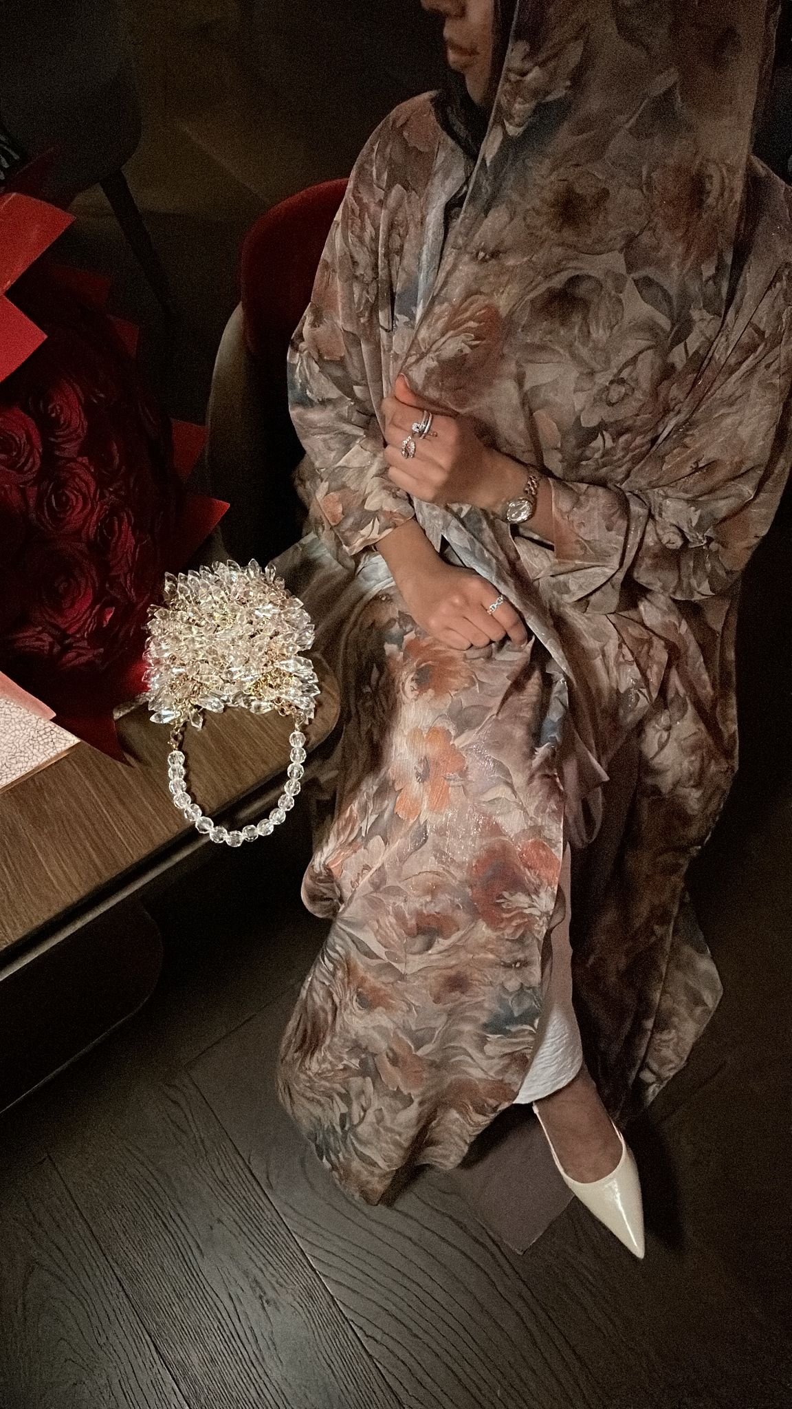 Zaria Cream – Bisht Abaya