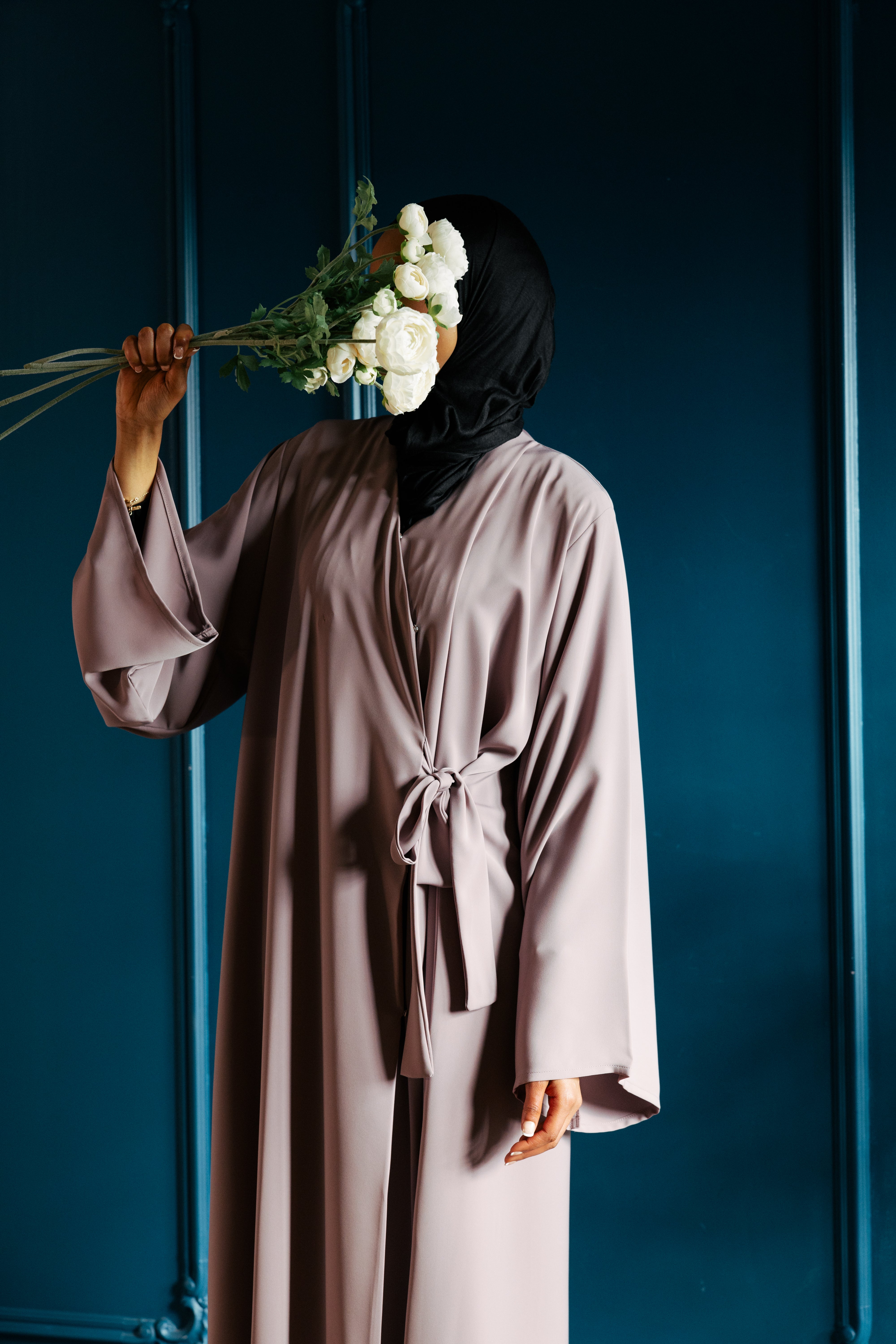 Wrap Abaya - Blush