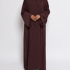 Wrap Abaya - Maroon