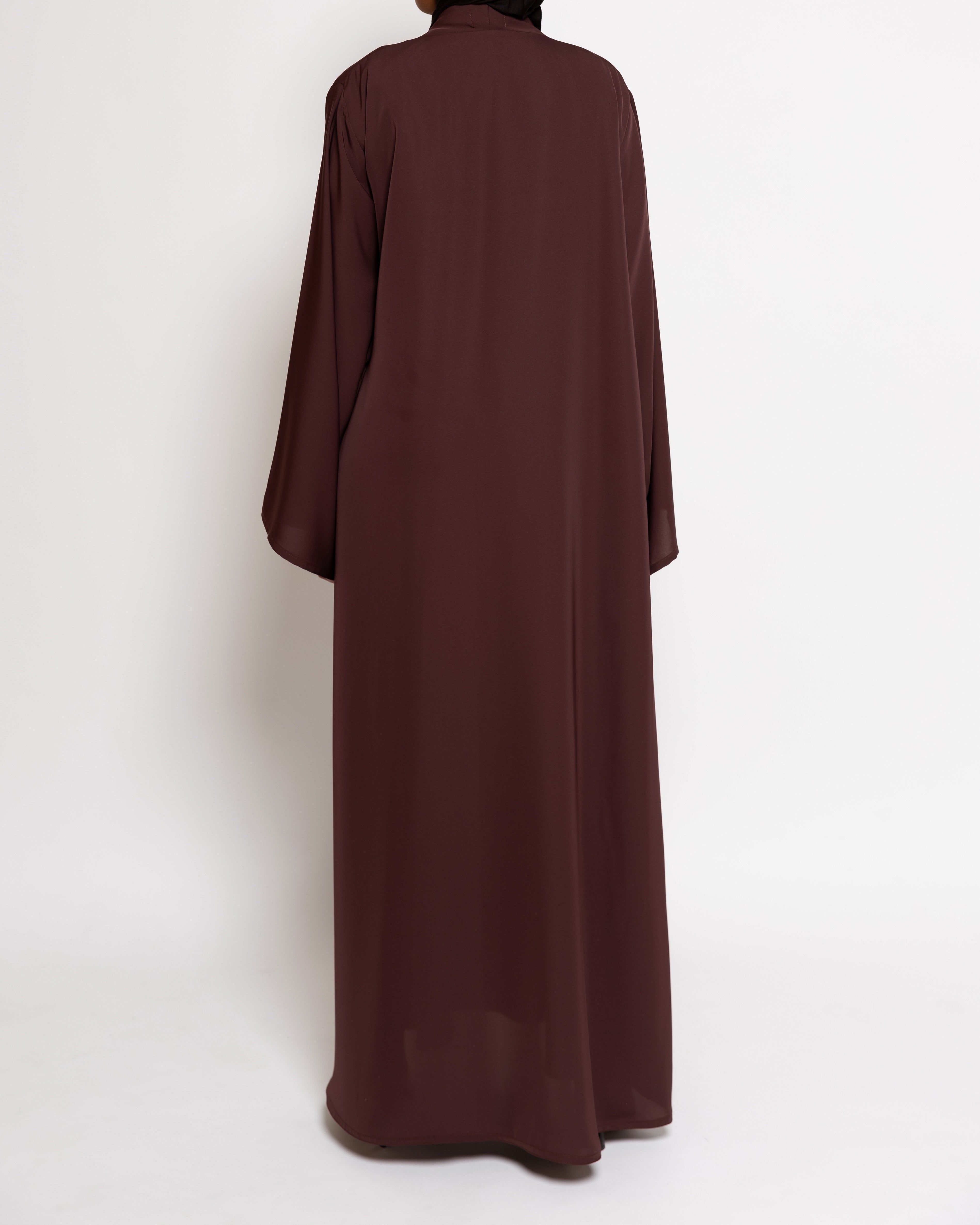 Abaya portefeuille - Marron