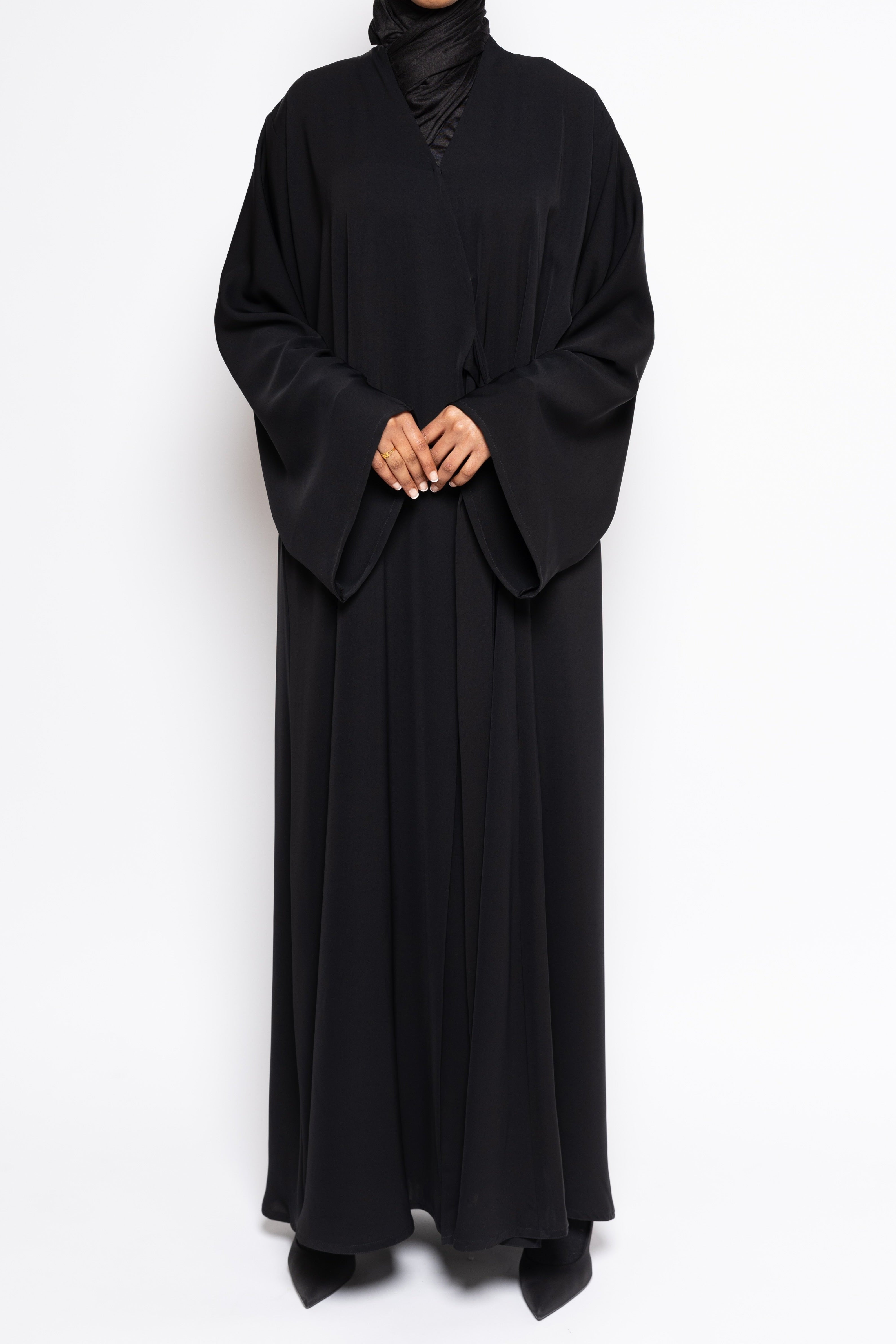 Wrap Abaya - Black