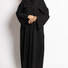 Trench Abaya - Black