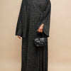 Grey Wrap Abaya