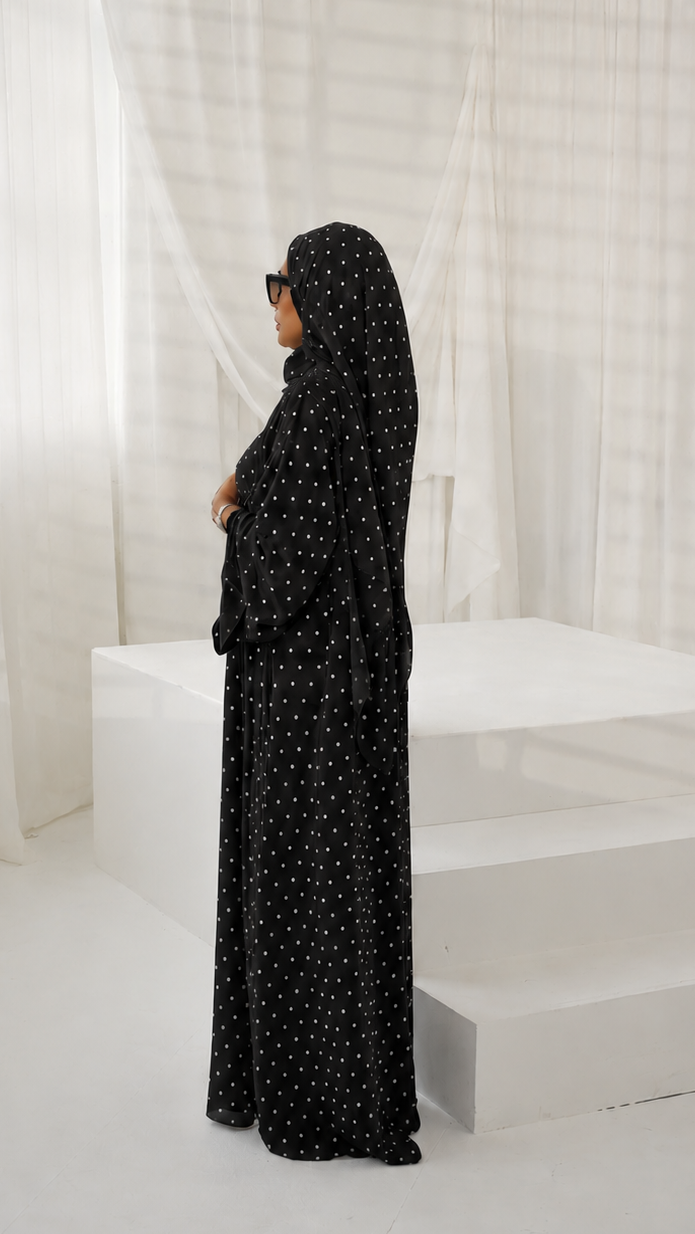 Polka Dot - Black & Vanilla